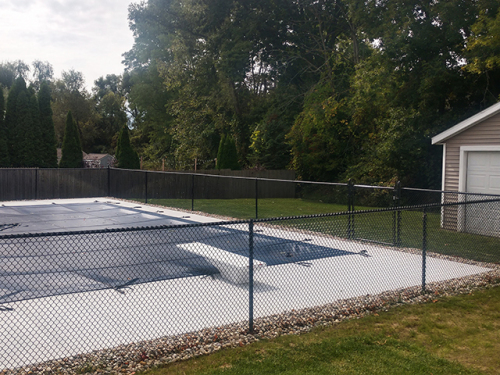 BlackChainLinkFence