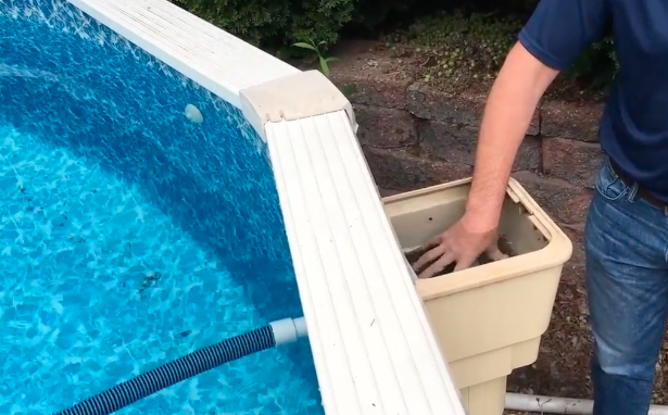 Drop the Skimmer Lid – How to Vacuum a Doughboy Above Ground Pool