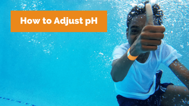 How to adjust pH in a pool
