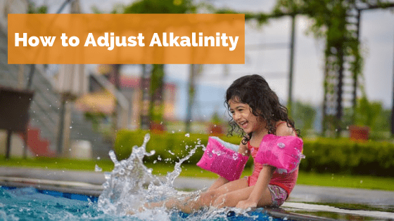 How to adjust alkalinity in a pool