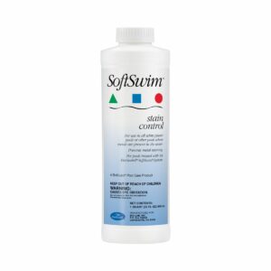 BioGuard SoftSwim Stain Control: prevents metals from settling in the water and staining pool surfaces.