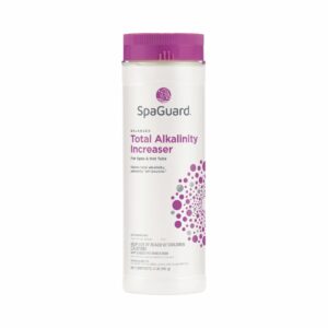 SpaGuard Total Alkalinity Increaser: combats low alkalinity levels and stabilizes pH levels.